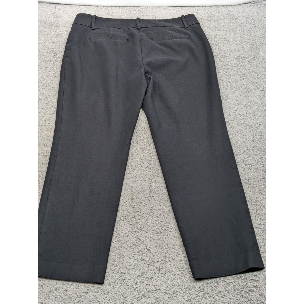Ann Taylor Factory Size 8 32x25 Black Career Dress Pants Stretch EUC - Picture 9 of 10